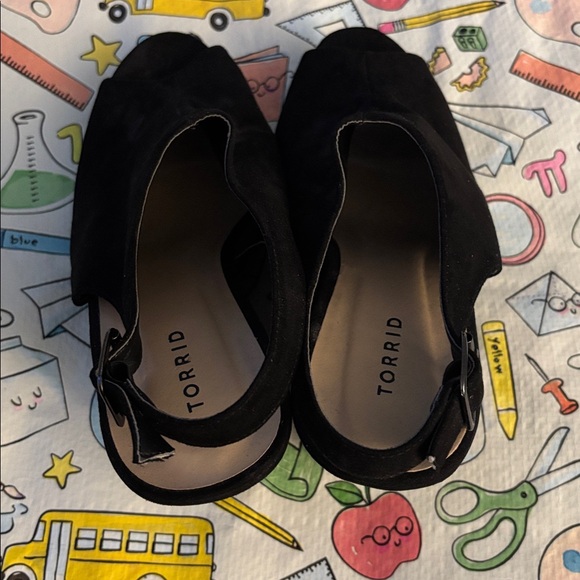 NWOT Torrid Open Toe Wedge - Picture 5 of 8